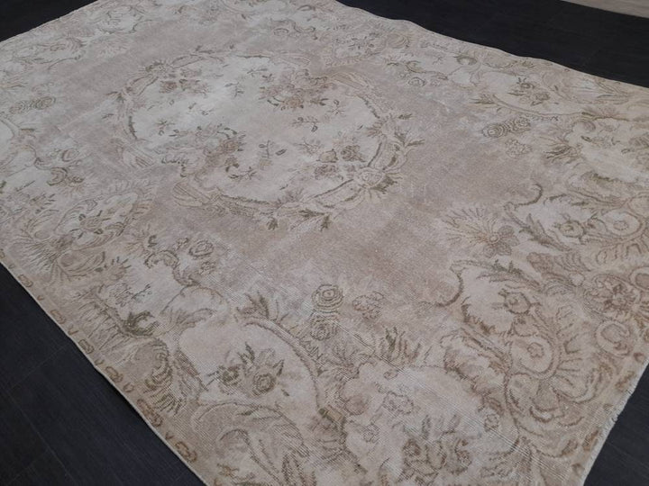 Muted Vintage Turkish Rug 6' 4" x 9' 10" - No. WR44297