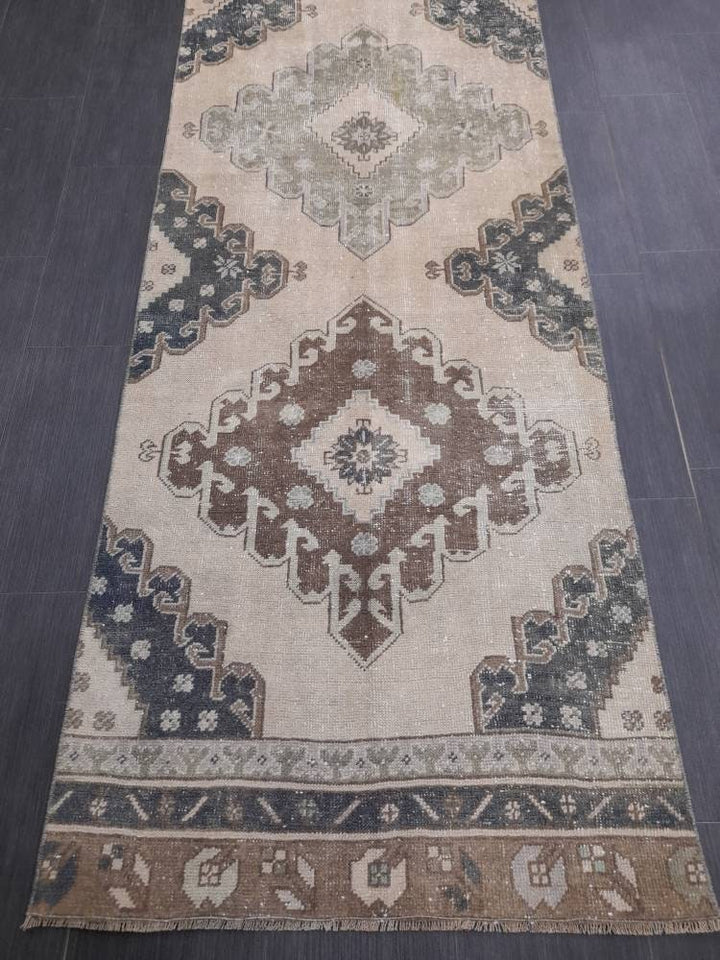 Muted Runner Rug 2' 11" x 12' 7" - No. WR71903
