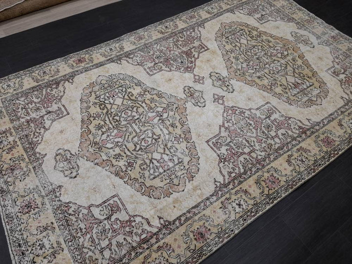 Rust Turkish Runner Rug 6' 2" x 10' Hand-Knotted reverse