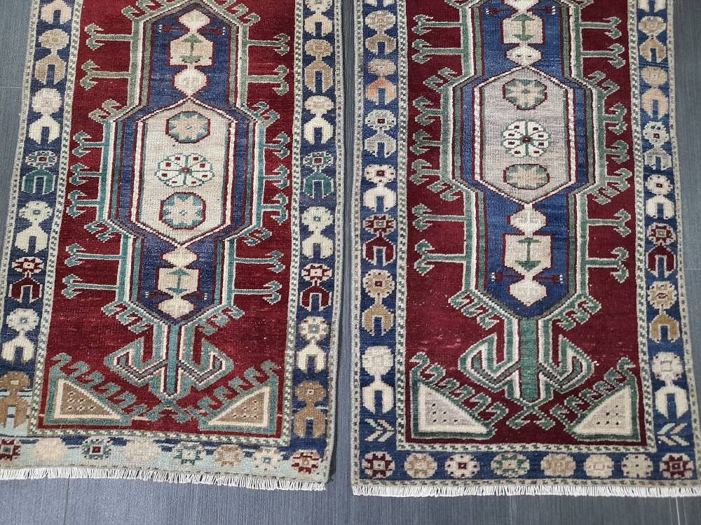 Beige Turkish Runner Rug 1' 10" x 3' 7" Hand-Knotted view
