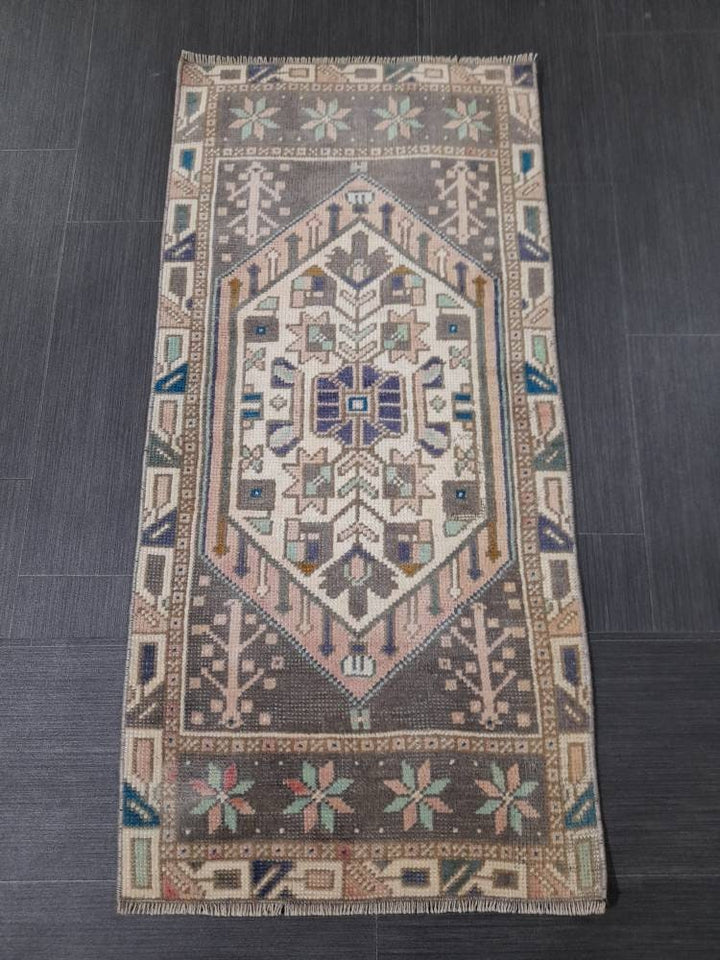 Rust Turkish Oushak Rug 1' 9" x 3' 9" Hand-Knotted view