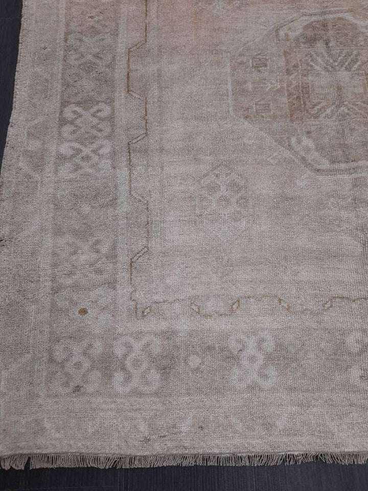 Beige Turkish Runner Rug 5' 10" x 10' 6" Hand-Knotted view 9