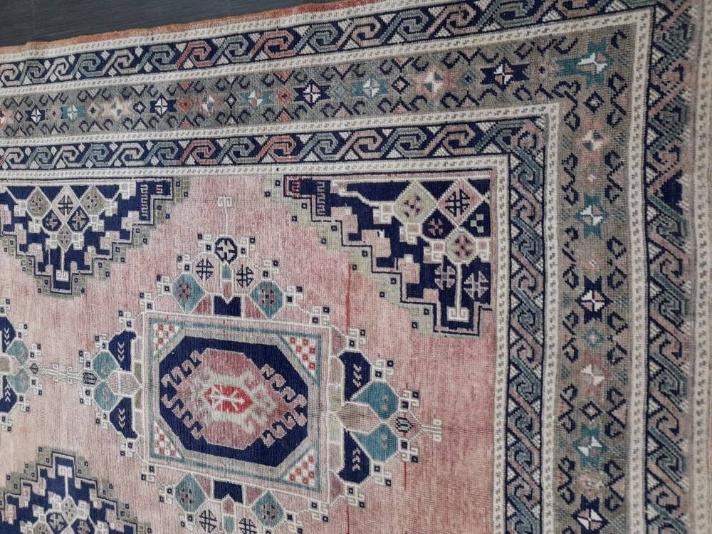 Turkish Runner Rug 5' x 11' 4" Hand-Knotted pattern