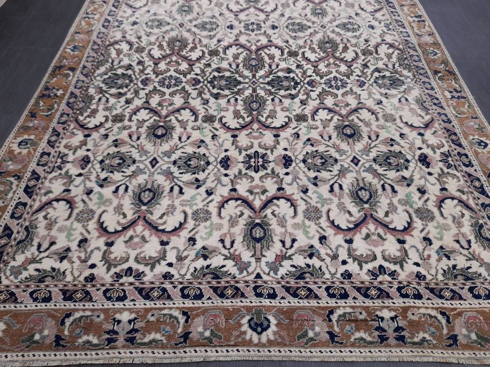 Navy Oushak Rug 6' 4" x 10' 10" - No. WR58811