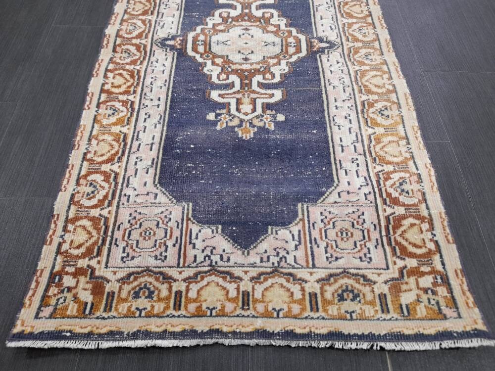 Blue Oushak Rug 2' 4" x 4' 5" - No. WR81587