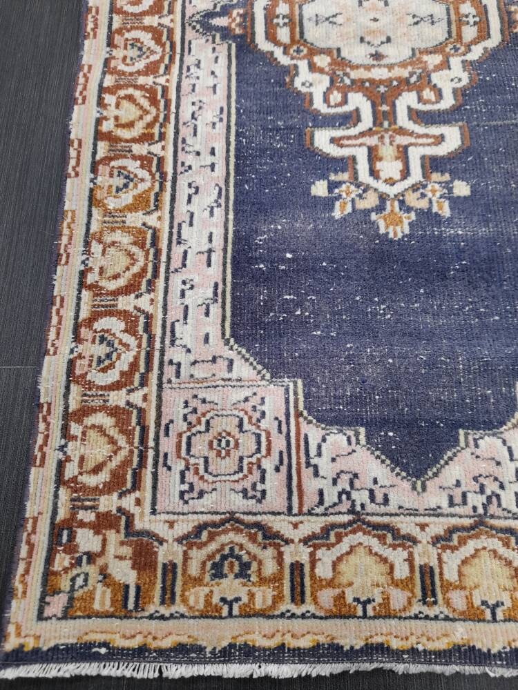 Blue Oushak Rug 2' 4" x 4' 5" - No. WR81587