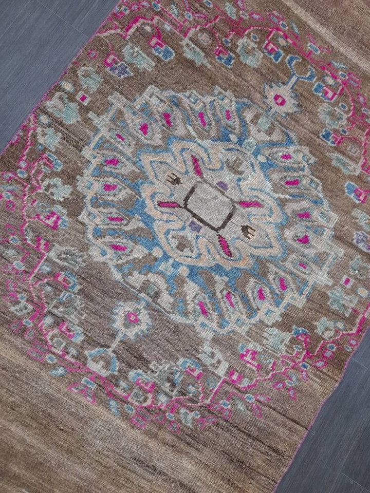 Brown Runner Rug 3' 7" x 10' 6" - No. WR32550