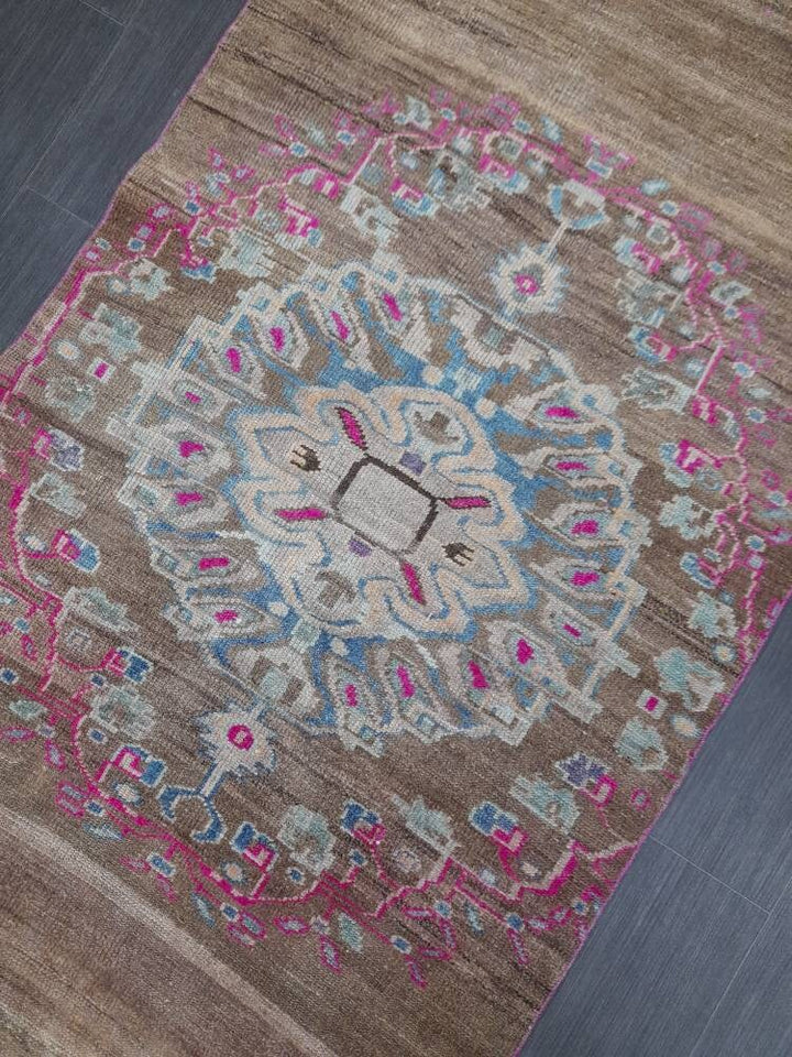 Brown Runner Rug 3' 7" x 10' 6" - No. WR32550