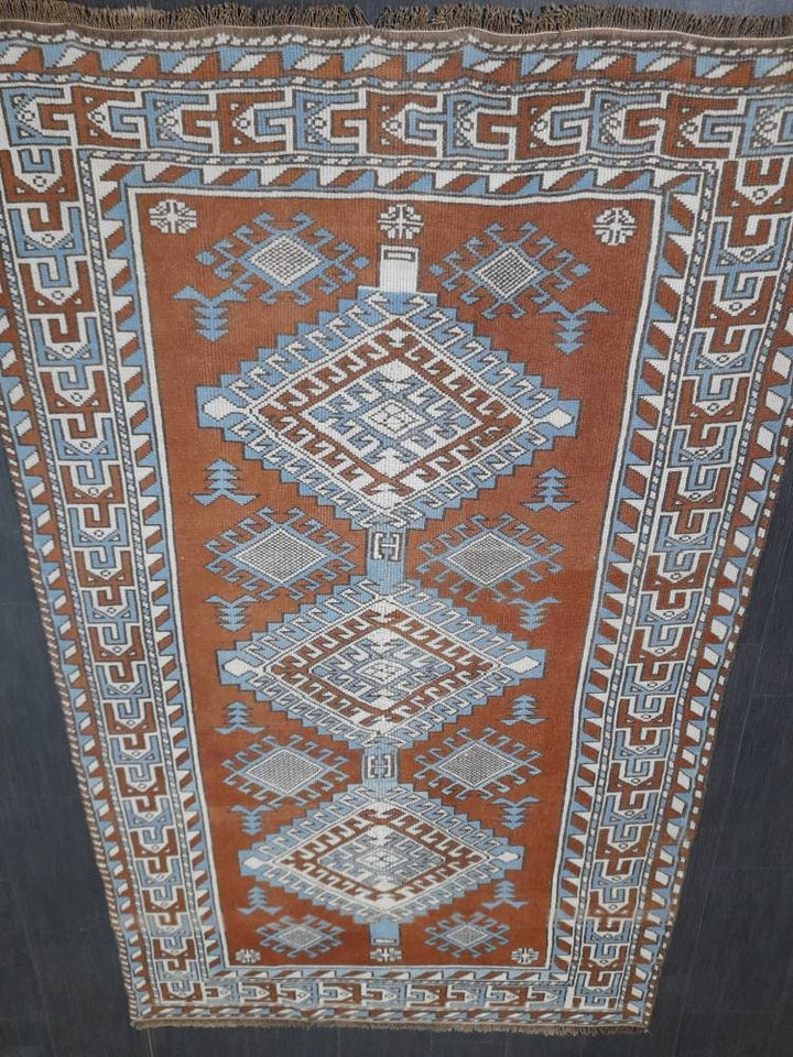 Blue Oushak Rug 4' 7" x 7' 6" - No. WR45099