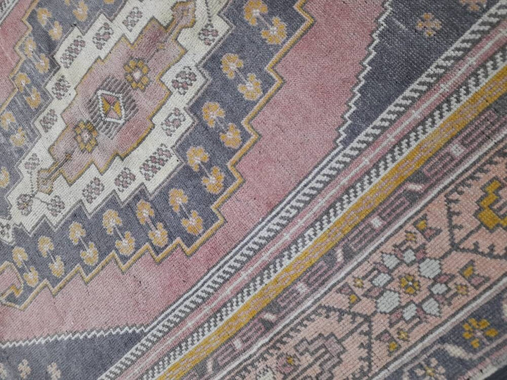 Beige Turkish Oushak Rug 4' 8" x 9' Hand-Knotted view