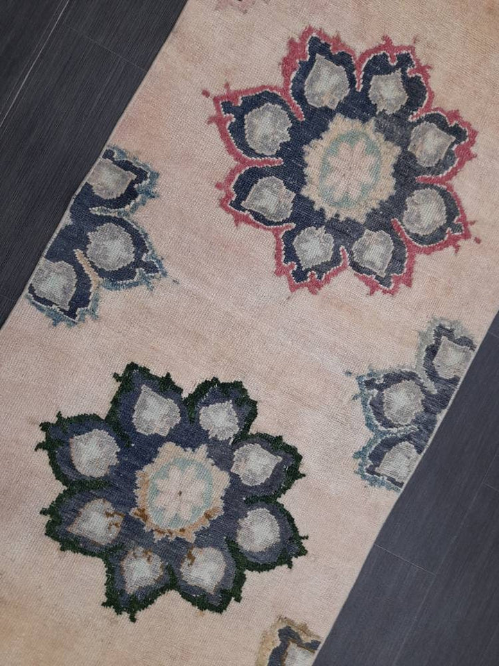 Beige Turkish Runner Rug 2' 8" x 10' 4" Hand-Knotted view 9