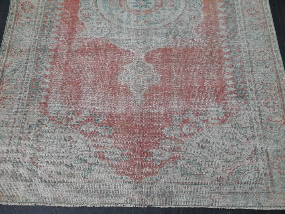 Rust Oushak Rug 6' 2" x 9' 2" - No. WR42563