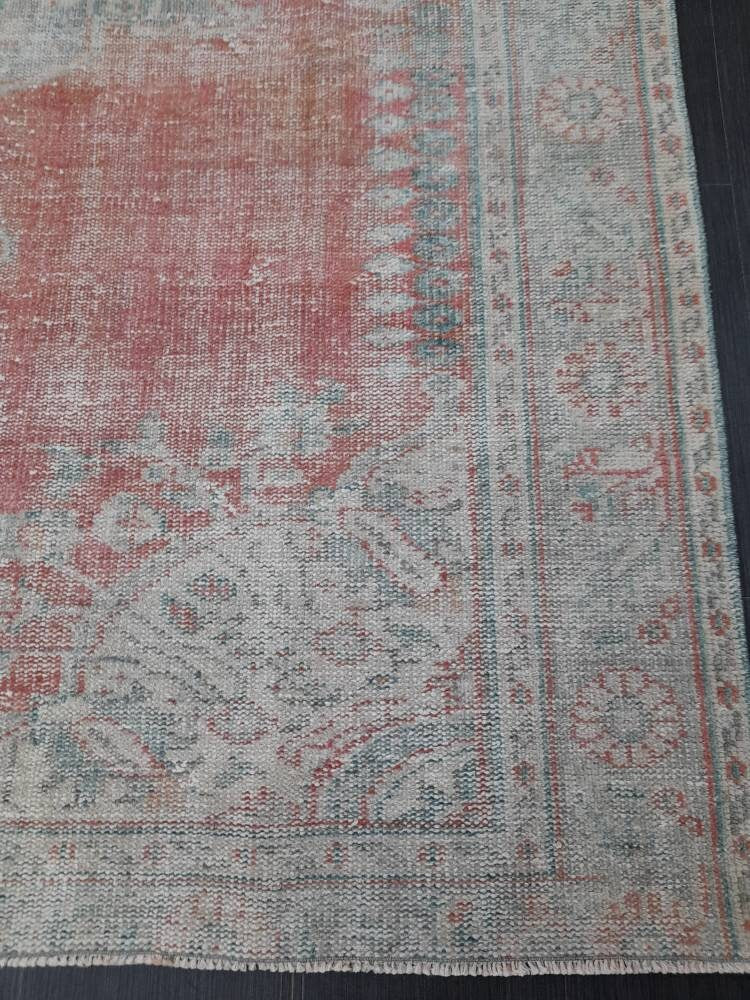 Rust Oushak Rug 6' 2" x 9' 2" - No. WR42563
