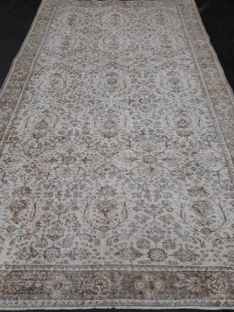 Rust Vintage Turkish Rug 5' 7" x 9' 7" - No. WR43793