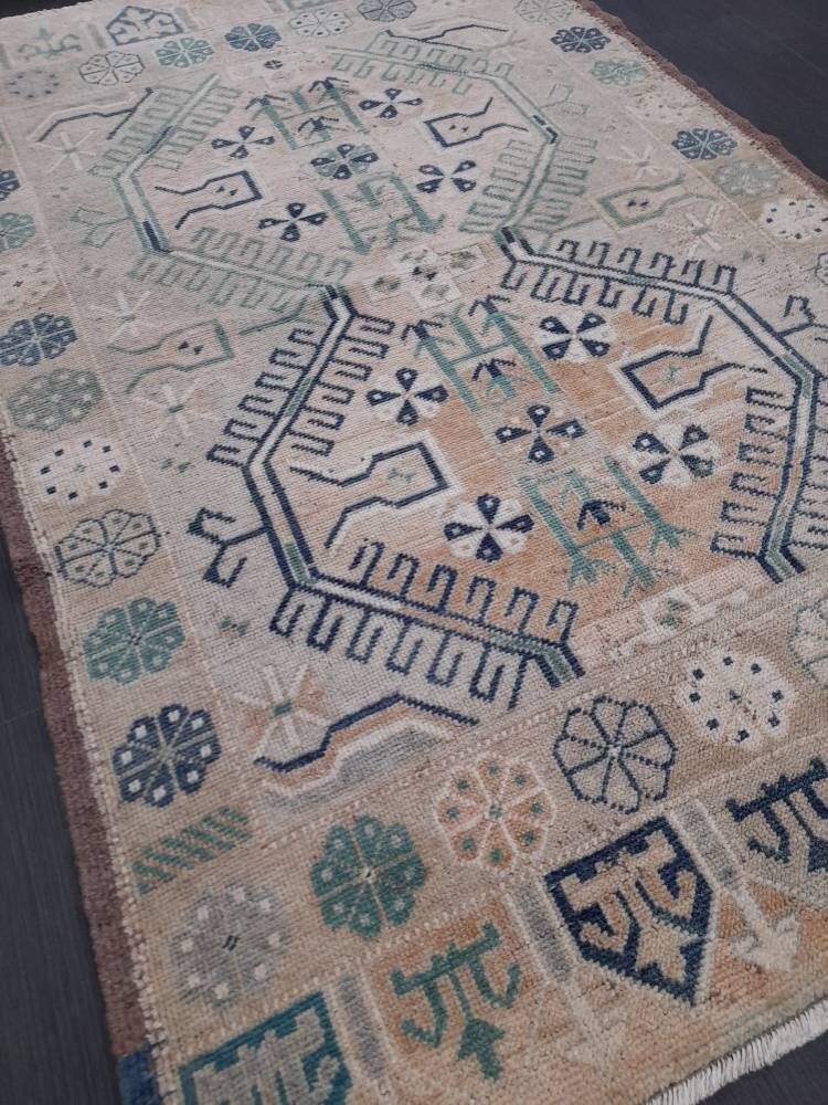 Rust Turkish Oushak Rug 4' 3" x 6' 9" Hand-Knotted view