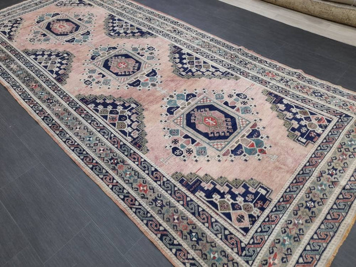 Turkish Runner Rug 5' x 11' 4" Hand-Knotted