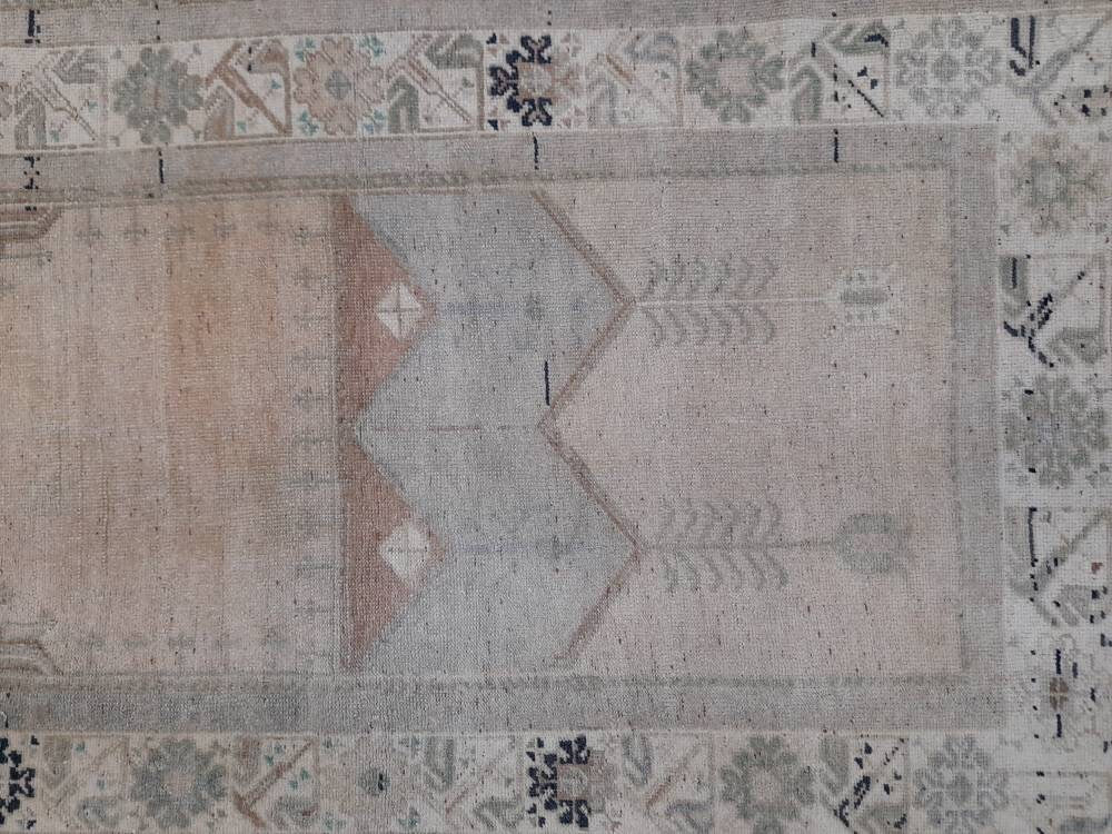 Blue Turkish Oushak Rug 2' 9" x 5' Hand-Knotted | No. WR87640