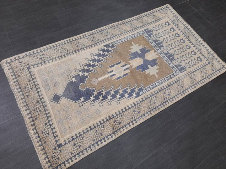 Rust Turkish Runner Rug 3' 5" x 6' 4" Hand-Knotted view