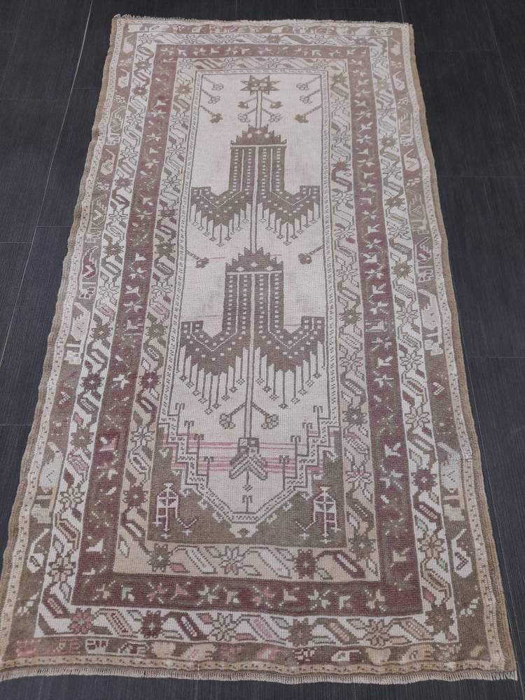 Rust Turkish Runner Rug 2' 11" x 5' 7" Hand-Knotted view