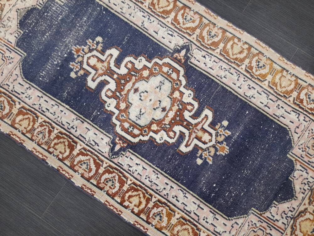 Blue Oushak Rug 2' 4" x 4' 5" - No. WR81587