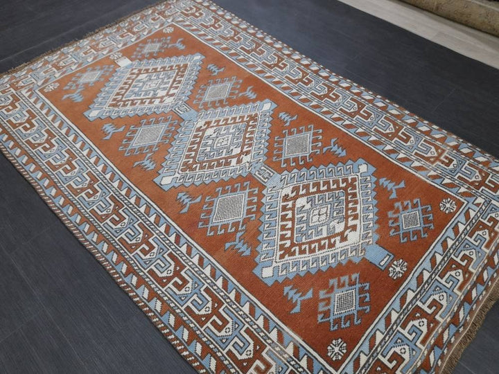 Blue Oushak Rug 4' 7" x 7' 6" - No. WR45099