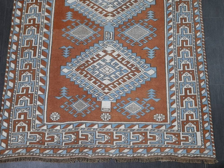 Blue Oushak Rug 4' 7" x 7' 6" - No. WR45099