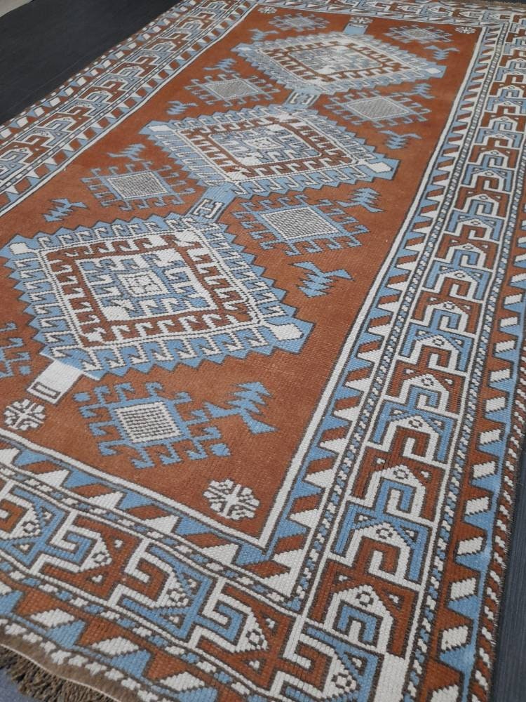 Blue Oushak Rug 4' 7" x 7' 6" - No. WR45099