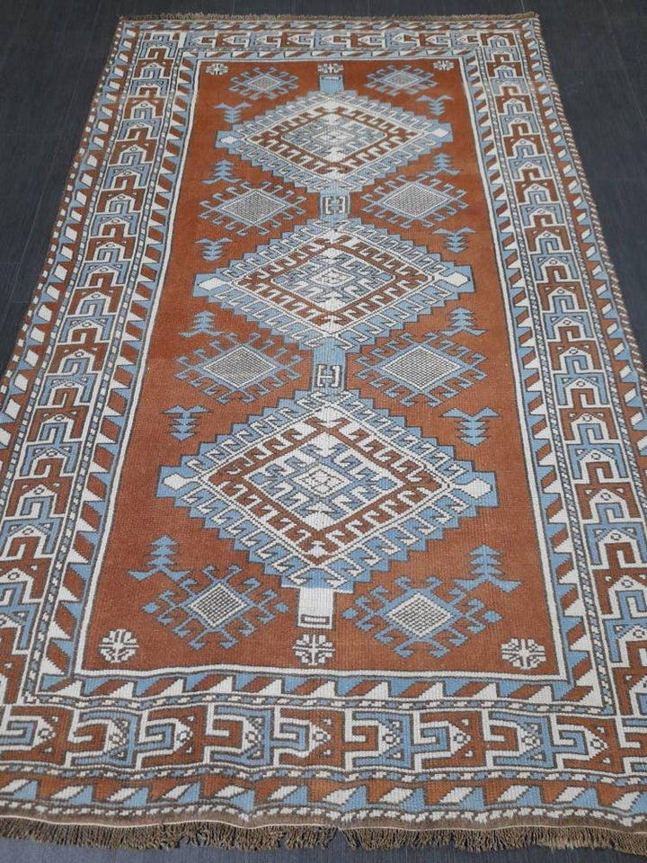 Blue Oushak Rug 4' 7" x 7' 6" - No. WR45099