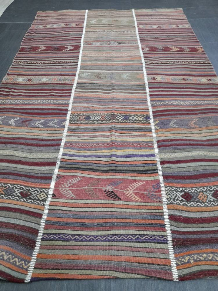 Rust Turkish Runner Rug 6' x 9' 11" Hand-Knotted view