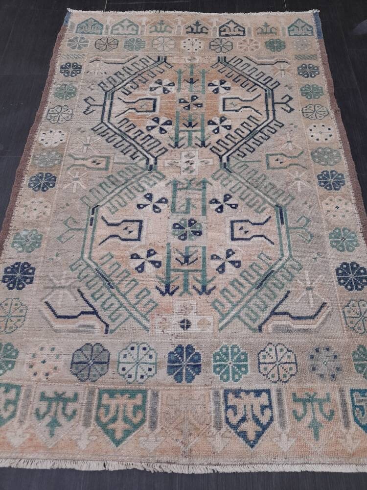 Rust Turkish Oushak Rug 4' 3" x 6' 9" Hand-Knotted view 9