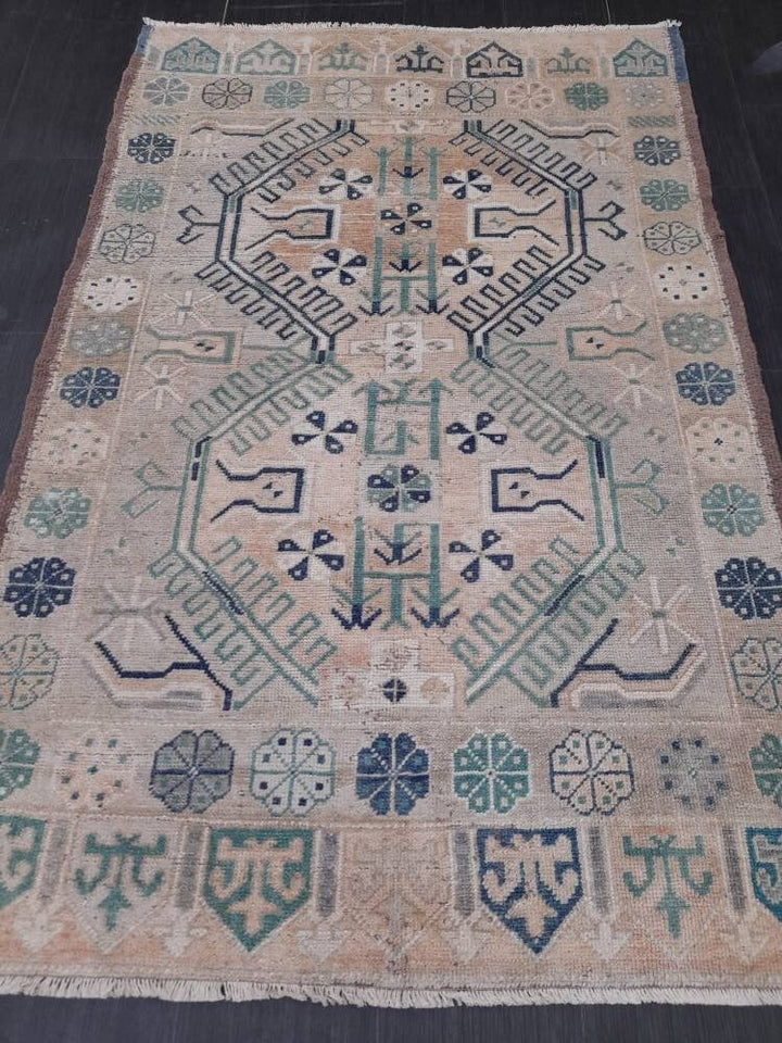 Rust Turkish Oushak Rug 4' 3" x 6' 9" Hand-Knotted view 9