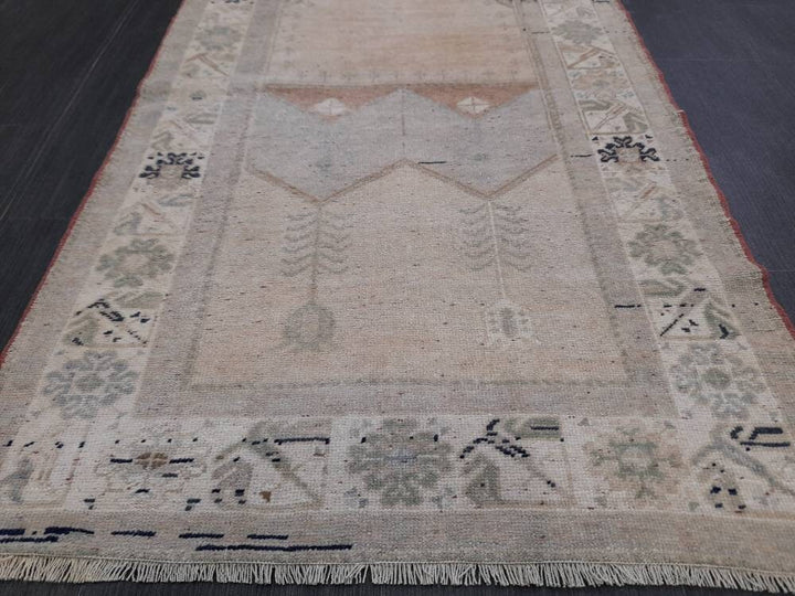 Blue Turkish Oushak Rug 2' 9" x 5' Hand-Knotted | No. WR87640