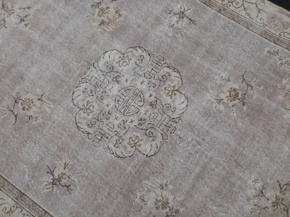 Rust Turkish Runner Rug 6' 6" x 10' Hand-Knotted view 9