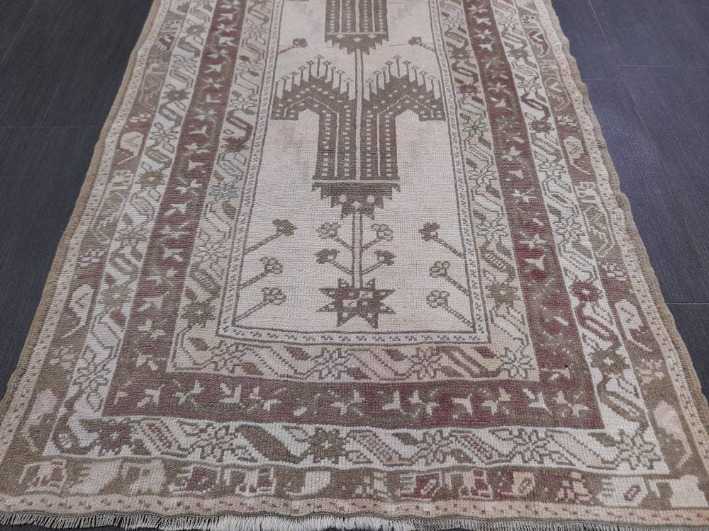 Rust Turkish Runner Rug 2' 11" x 5' 7" Hand-Knotted view 9
