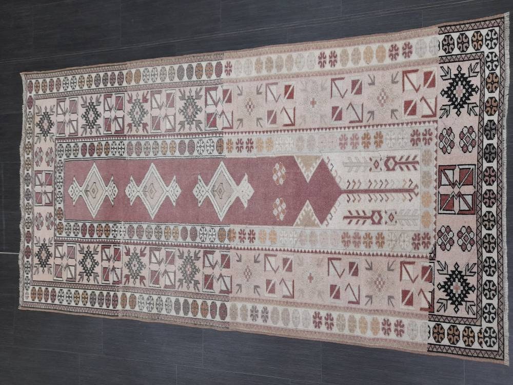 Beige Turkish Oushak Rug 3' 10" x 6' 11" Hand-Knotted view