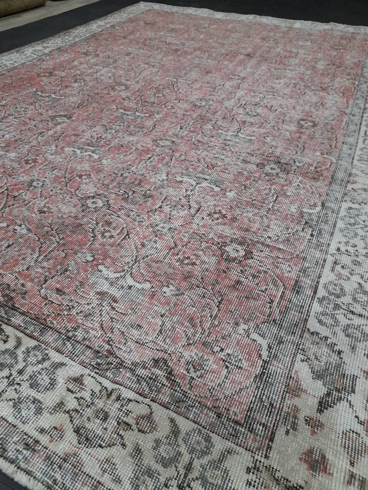 Rust Vintage Turkish Rug 6' 10" x 10' - No. WR54234