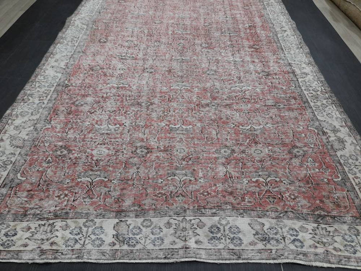 Rust Vintage Turkish Rug 6' 10" x 10' - No. WR54234