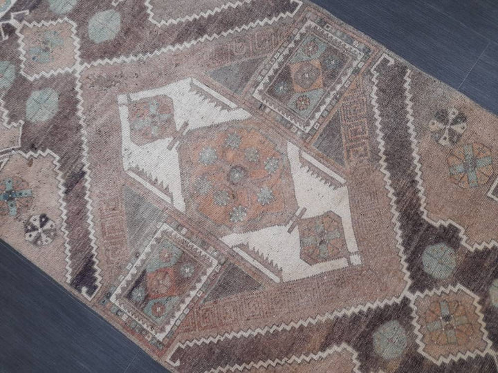 Blue Turkish Vintage Rug 3' 3" x 6' Hand-Knotted | No. WR93691
