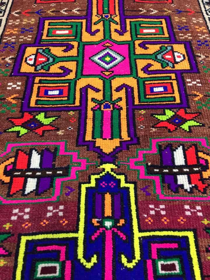 Beige Turkish Runner Rug 3' 1" x 12' Hand-Knotted view 9