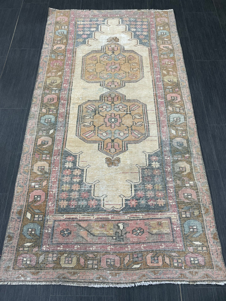 Rust Turkish Runner Rug 3' x 5' 10" Hand-Knotted view 9