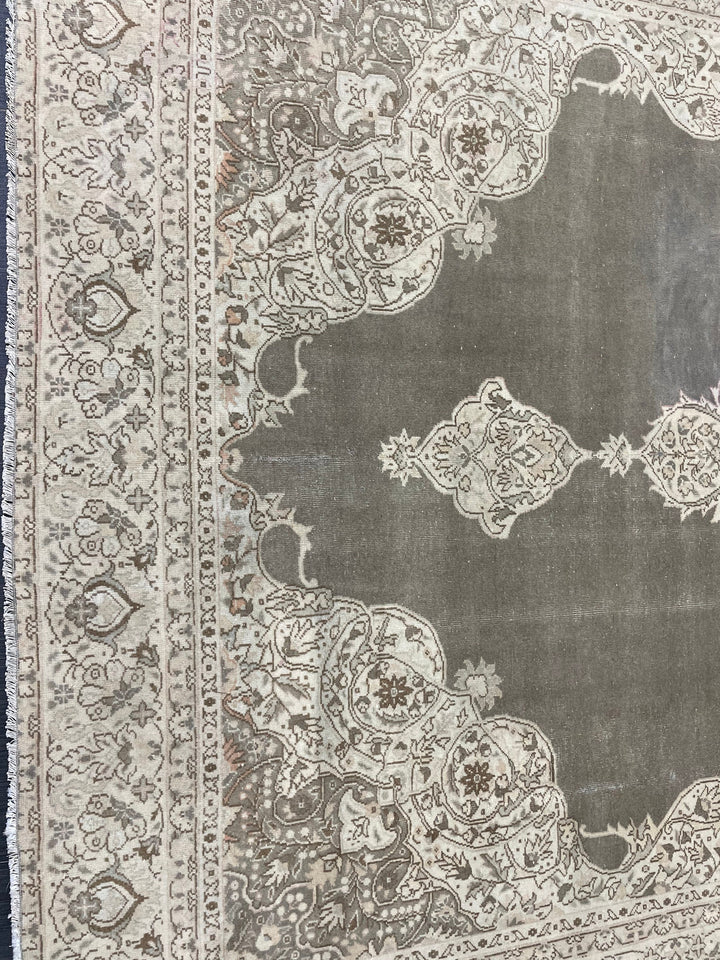 Gray Oushak Rug 6' 8" x 10' - No. WR40444