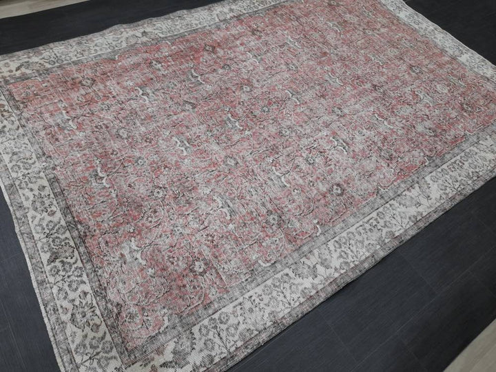 Rust Vintage Turkish Rug 6' 10" x 10' - No. WR54234