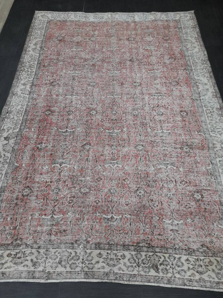 Rust Vintage Turkish Rug 6' 10" x 10' - No. WR54234
