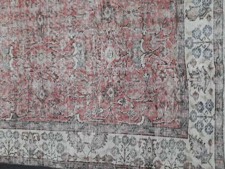 Rust Vintage Turkish Rug 6' 10" x 10' - No. WR54234