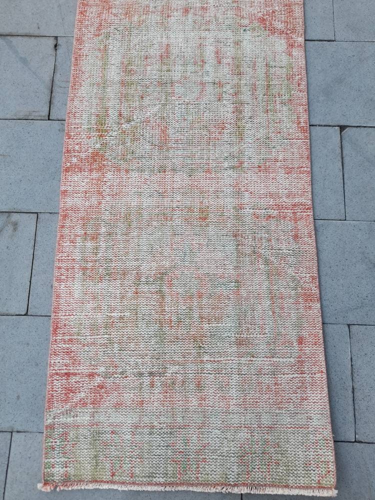 Beige Turkish Runner Rug 2' 5" x 22' 10" Hand-Knotted | No. WR34833