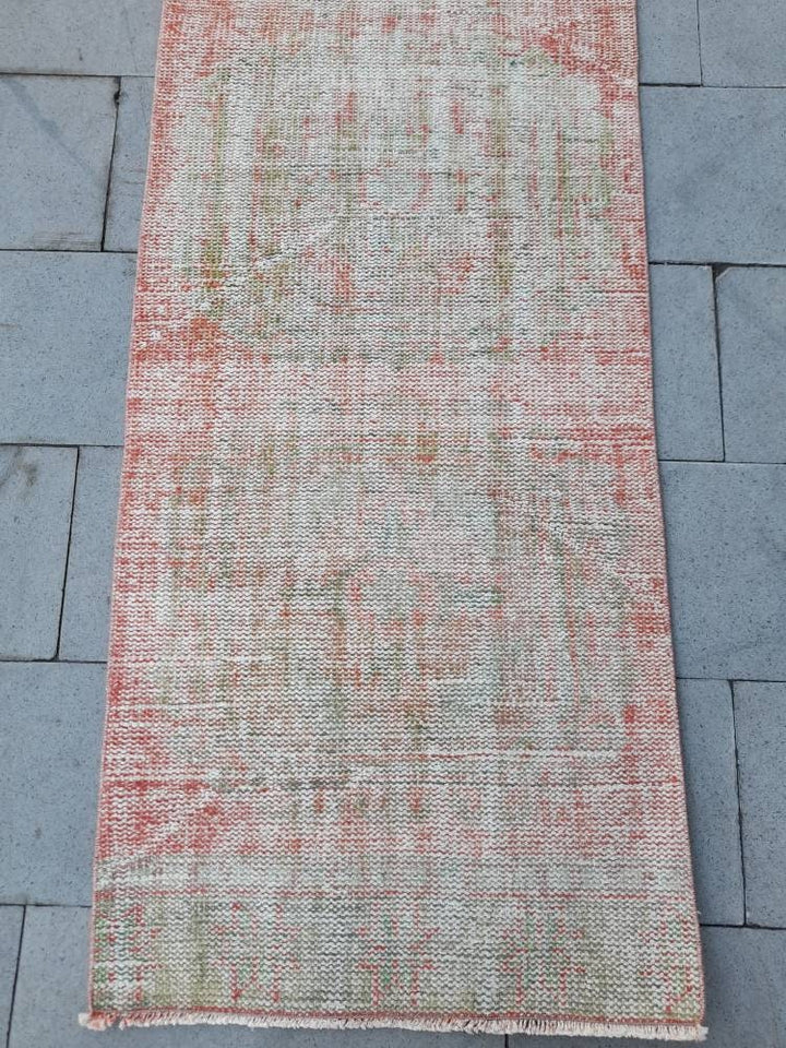 Beige Turkish Runner Rug 2' 5" x 22' 10" Hand-Knotted | No. WR34833