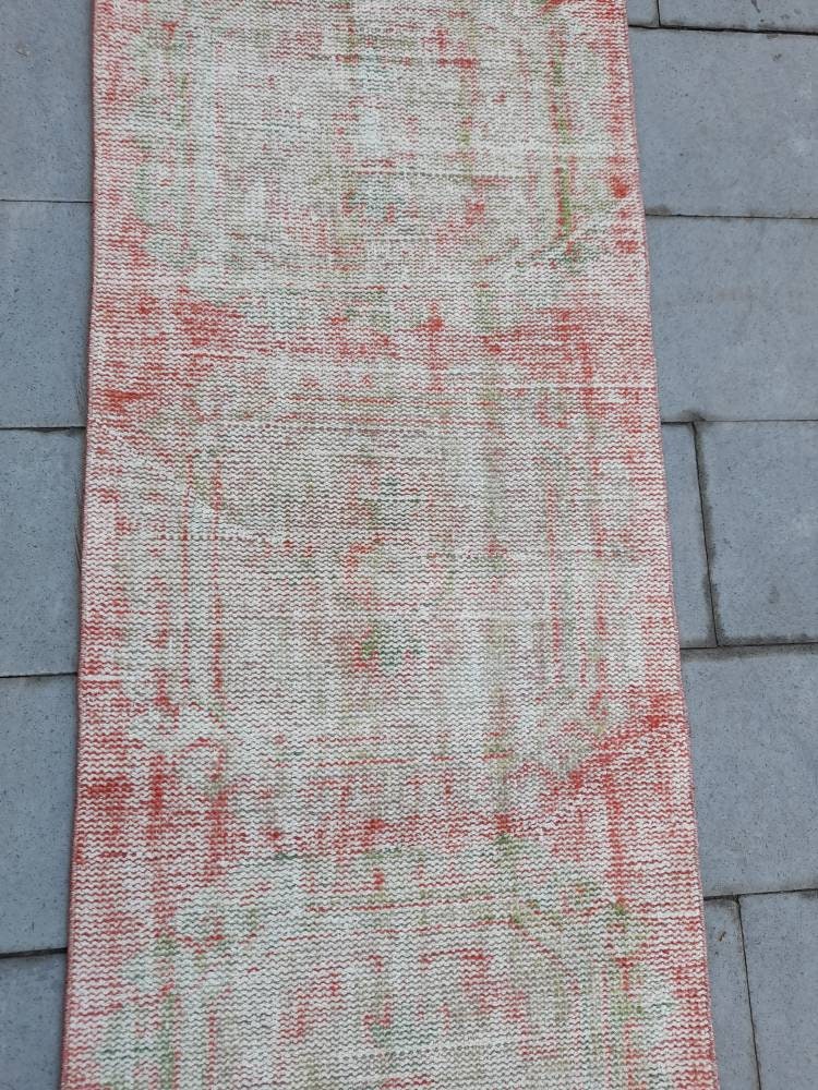 Beige Turkish Runner Rug 2' 5" x 22' 10" Hand-Knotted | No. WR34833