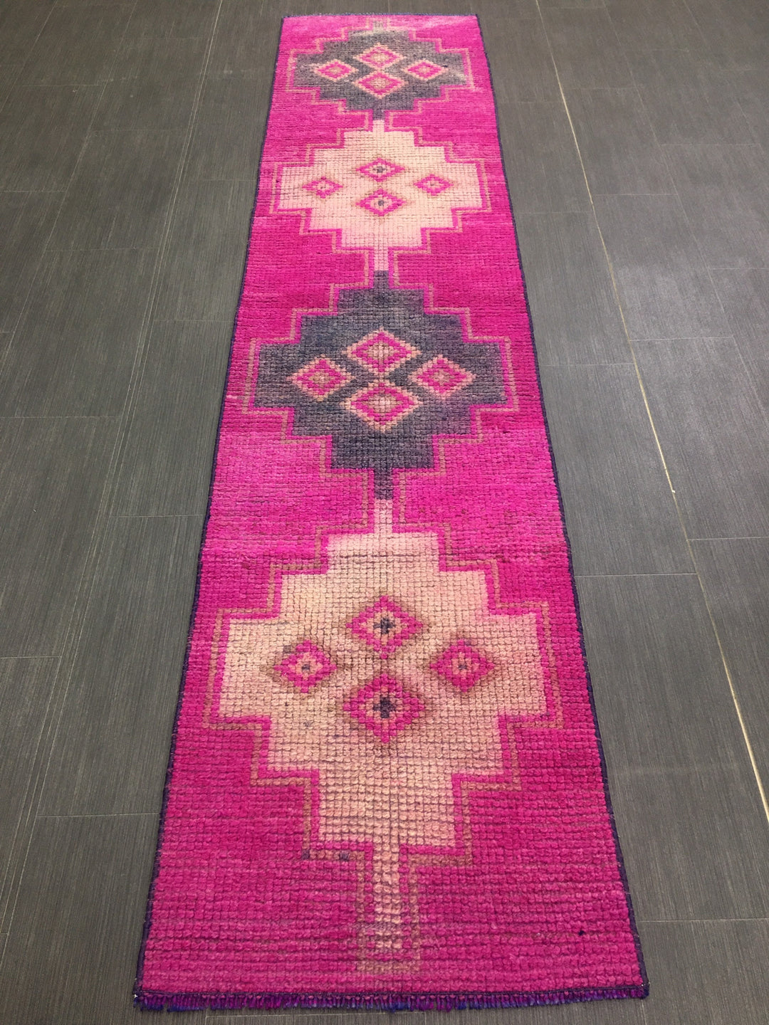 Turkish Runner Rug 1' 11" x 8' 6" Hand-Knotted view