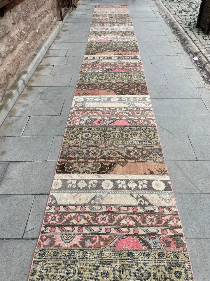 Beige Turkish Runner Rug 2' 9" x 30' 2" Hand-Knotted view