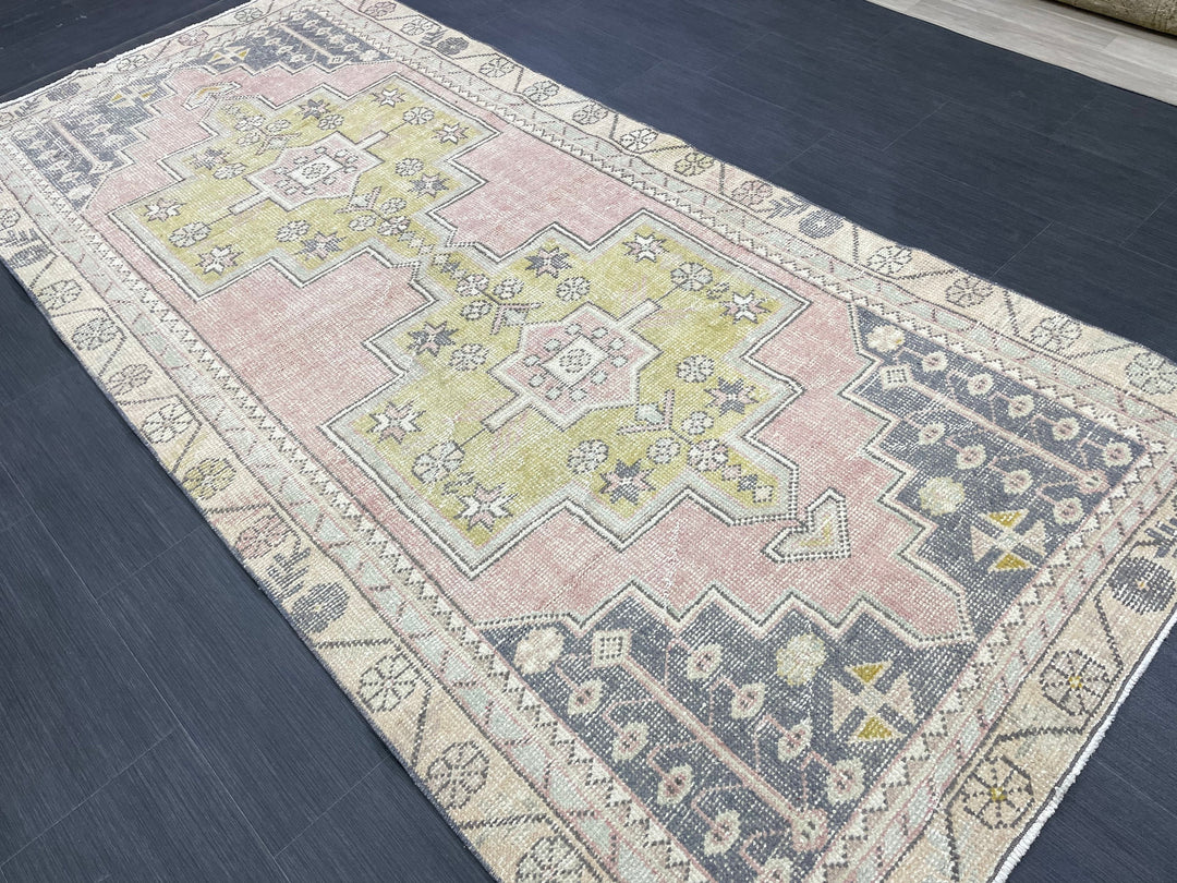 Turkish Oushak Rug 4' x 8' 8" Hand-Knotted view